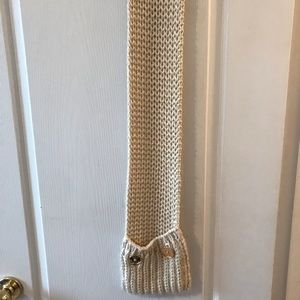 Michael Kors extra long beige scarf